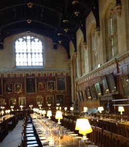 Great Hall at Christ Church - no sign of Harry?