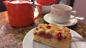 Tea and cake at the Cake Café in Bath