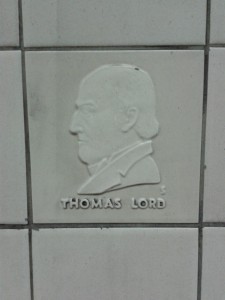 Thomas Lord, after which nearby Lord's Cricket Ground is named