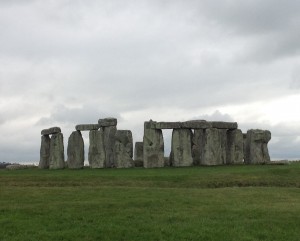 A cold and windy Stonehenge