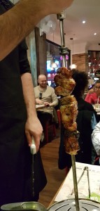Passadors carve the meats directly onto your plate